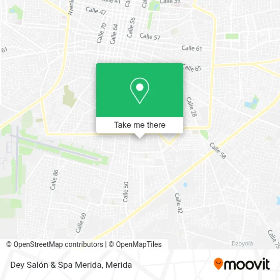 Dey Salón & Spa Merida map