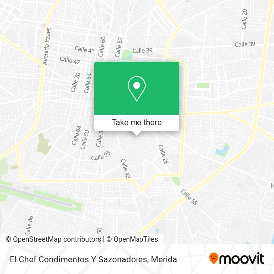 El Chef Condimentos Y Sazonadores map