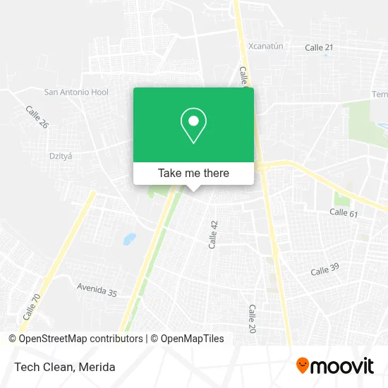 Tech Clean map