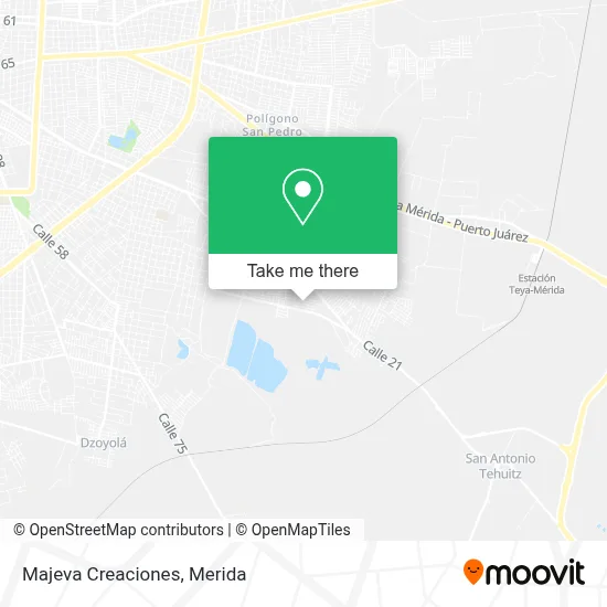 Majeva Creaciones map