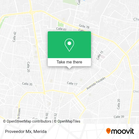 Proveedor Mx map