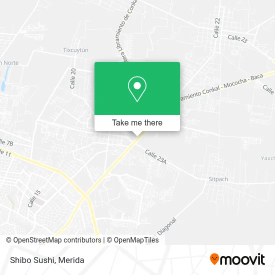 Shibo Sushi map