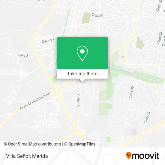 Villa Señor map