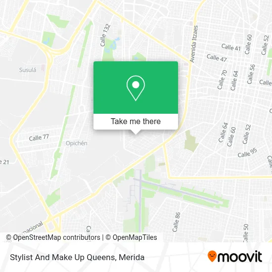 Stylist And Make Up Queens map