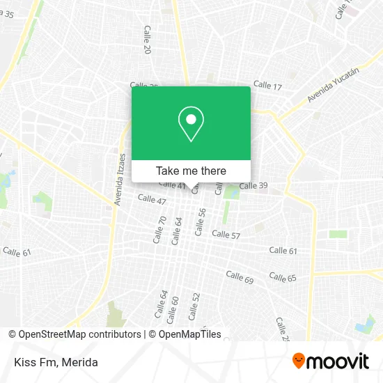 Kiss Fm map