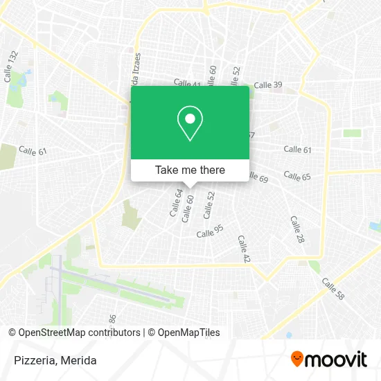 Pizzería map
