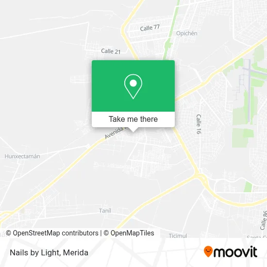 Nails by Light map