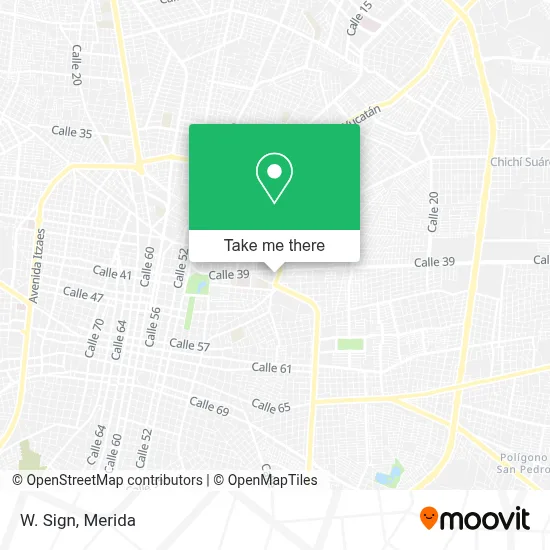 W. Sign map