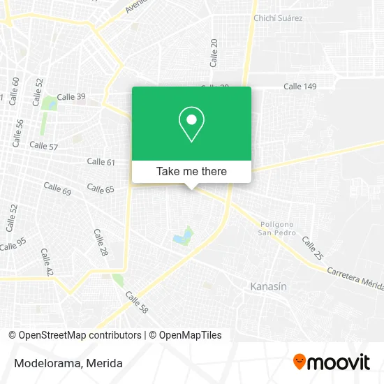 Modelorama map