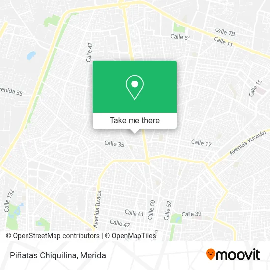 Piñatas Chiquilina map