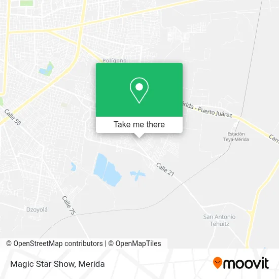 Magic Star Show map