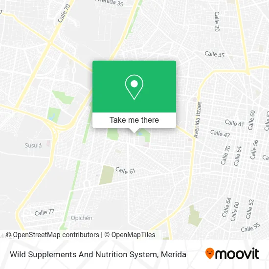 Wild Supplements And Nutrition System map
