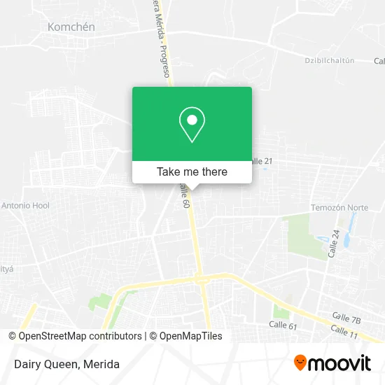Dairy Queen map