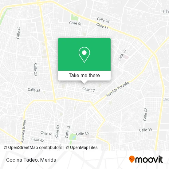 Cocina Tadeo map