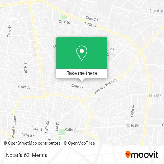 Notaría 62 map