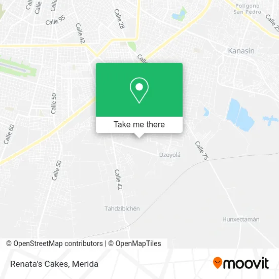 Renata's Cakes map