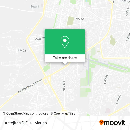 Antojitos D Eliel map