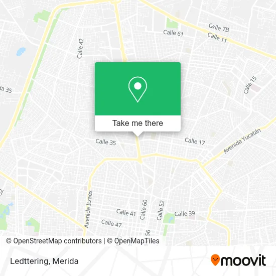 Ledttering map