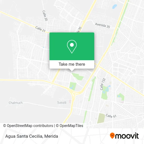Agua Santa Cecilia map
