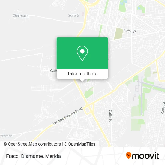 Fracc. Diamante map