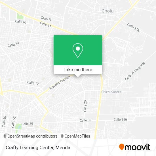 Crafty Learning Center map