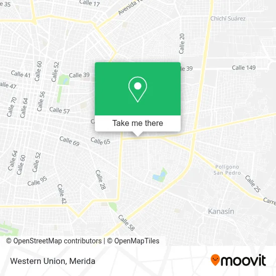 Western Union map