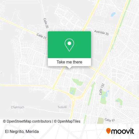 El Negrito map