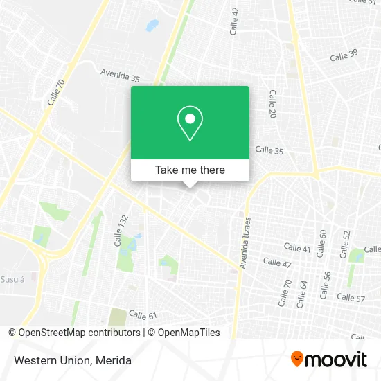Western Union map