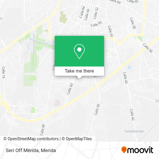 Seri Off Mérida map