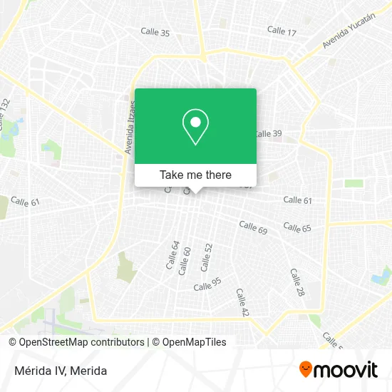 Mérida IV map