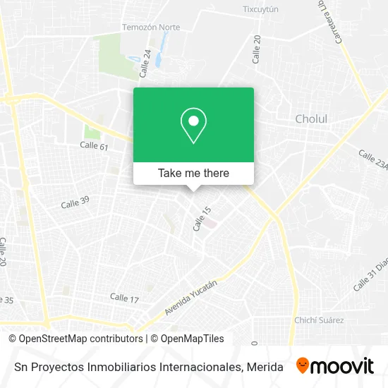 Sn Proyectos Inmobiliarios Internacionales map