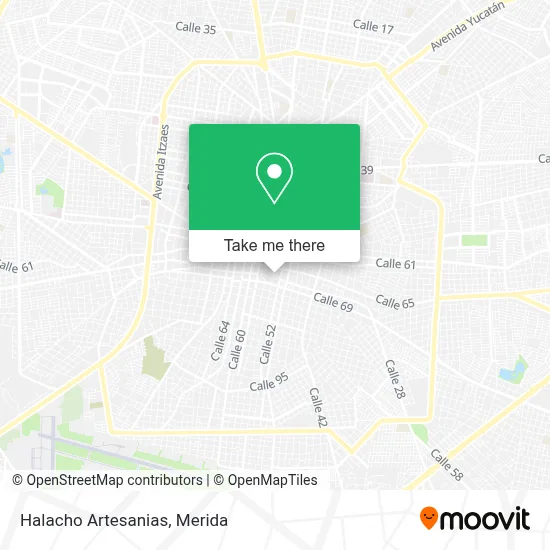 Halacho Artesanias map