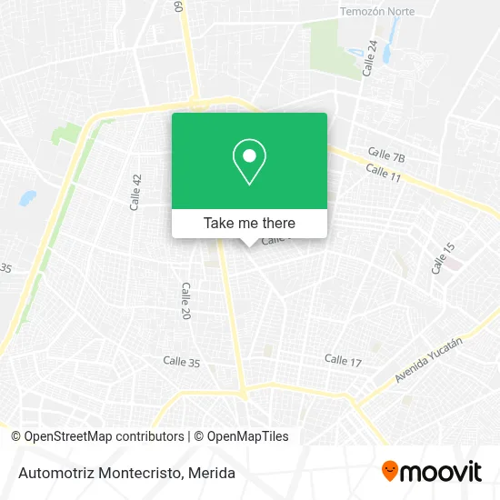 Automotriz Montecristo map