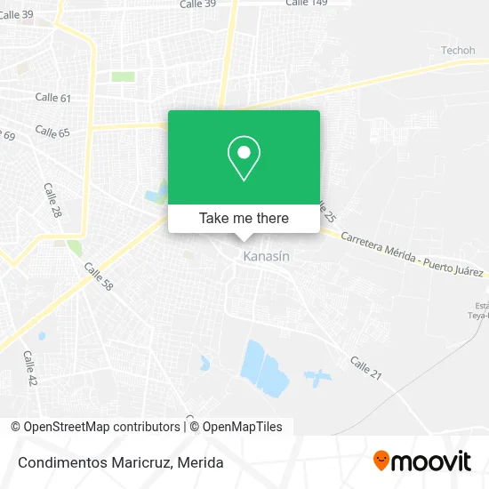 Condimentos Maricruz map