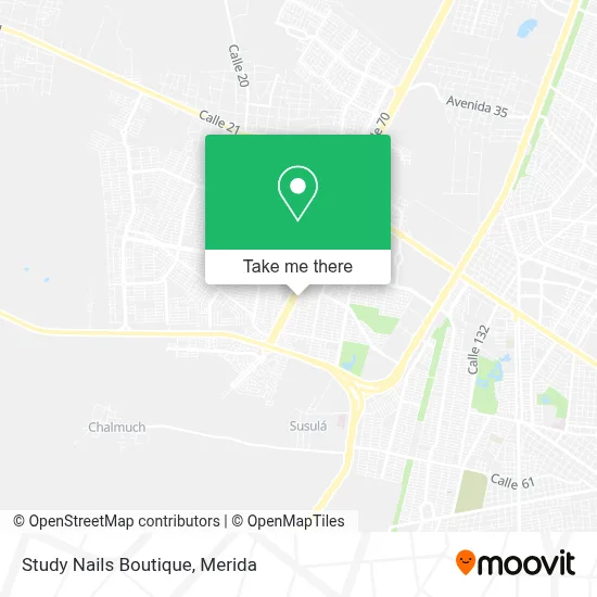 Study Nails Boutique map
