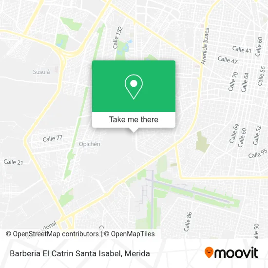 Barberia El Catrin Santa Isabel map