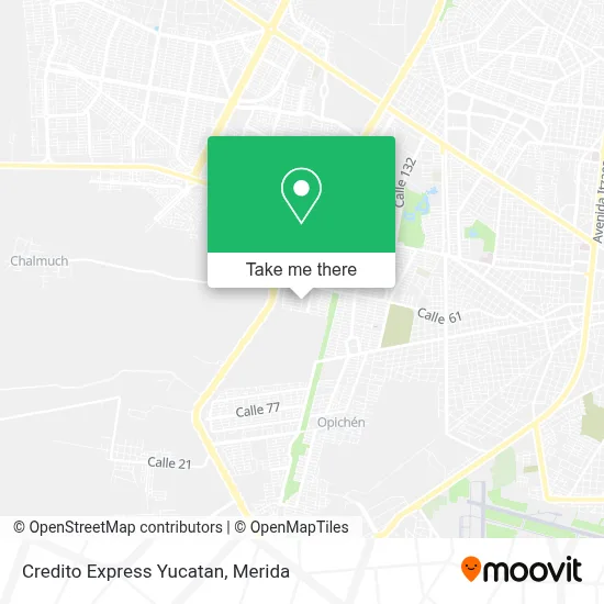 Credito Express Yucatan map