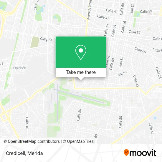 Credicell map