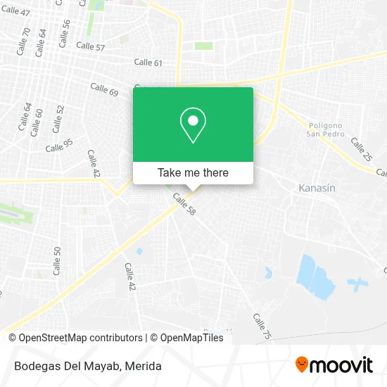 Bodegas Del Mayab map
