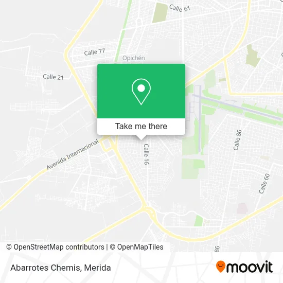 Abarrotes Chemis map