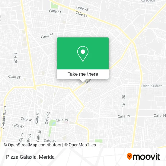 Pizza Galaxia map