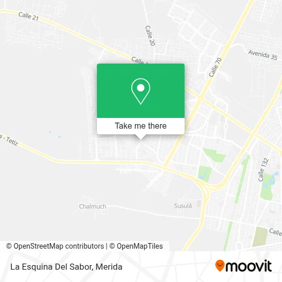 La Esquina Del Sabor map