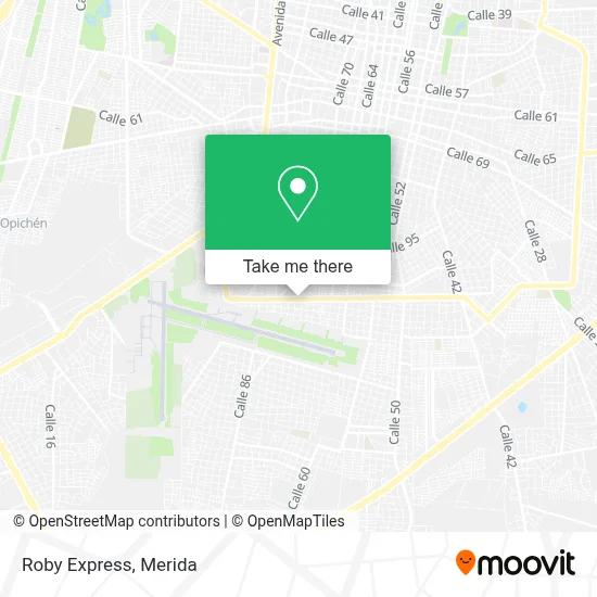 Roby Express map