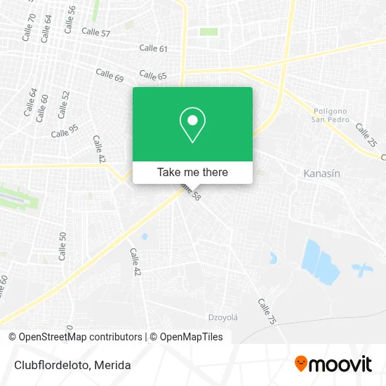 Clubflordeloto map