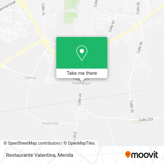 Restaurante Valentina map