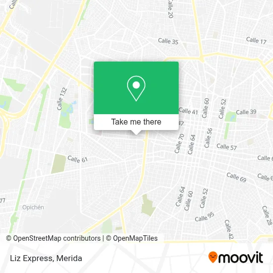 Liz Express map