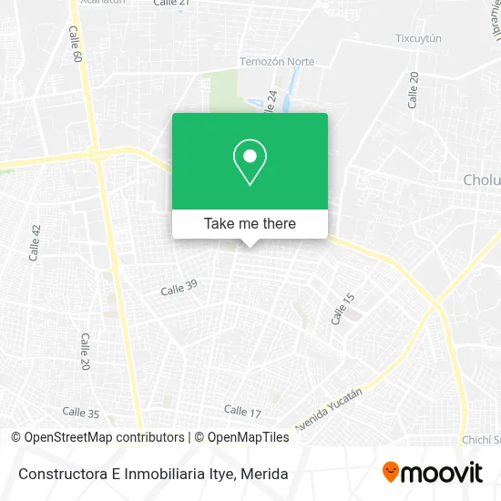 Constructora E Inmobiliaria Itye map