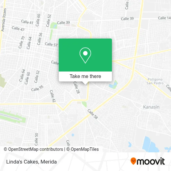 Linda's Cakes map