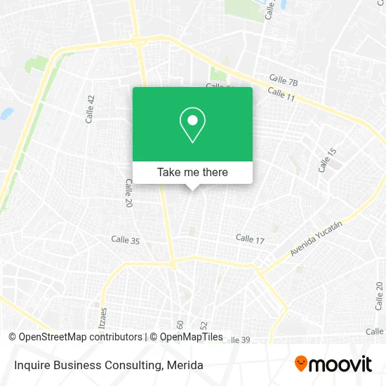 Inquire Business Consulting map