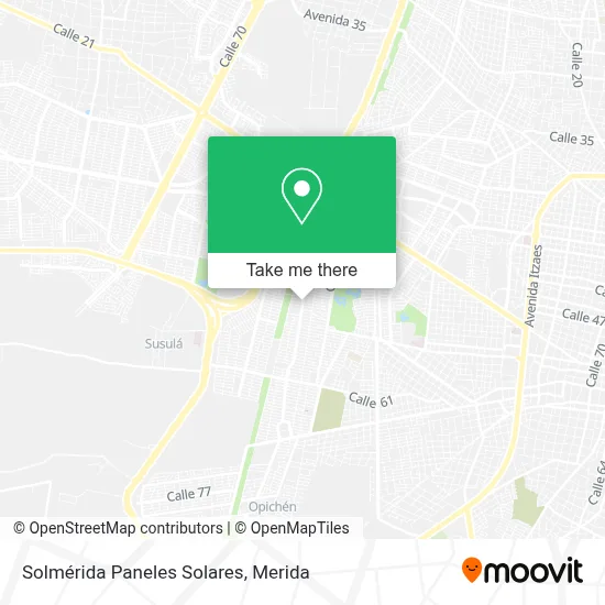 Solmérida Paneles Solares map